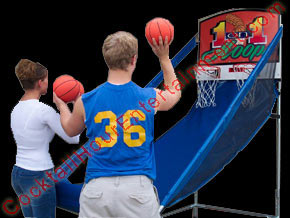 carnival basketball toss game