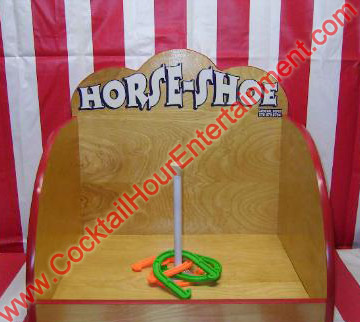 carnival horse shoe toss game